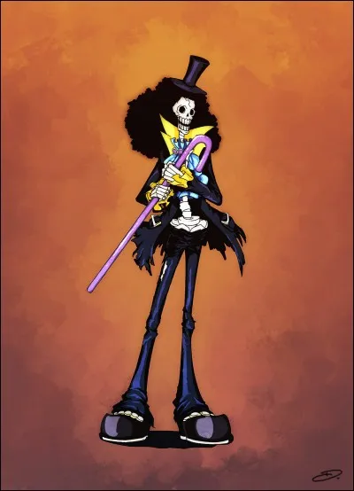 Brook joue de quel instrument quand Luffy lui demande d'intégrer l'équipage?