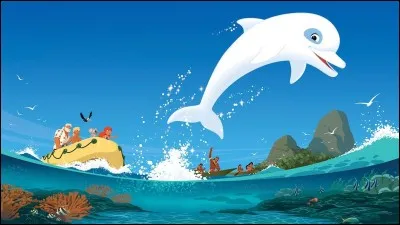 Où se passe le dessin animé "Oum le dauphin"?