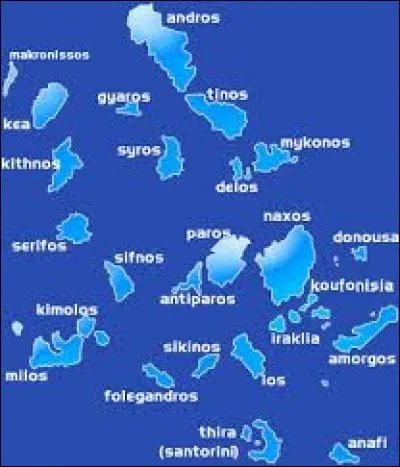 À quel pays appartient l'archipel des Cyclades ?