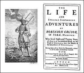 En 1719, est publi le roman Vie et aventures de Robinson Cruso, de qui ?