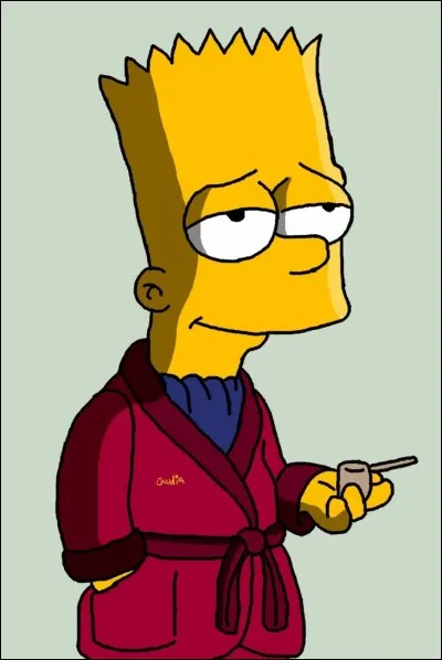 Quel guest star Bart est-il en train d'imiter ?