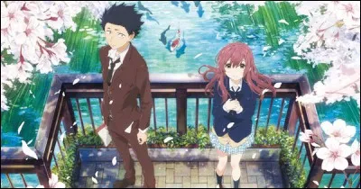 Dans A Silent Voice', que prend en photo la sur de Shoko Nishimiya ?