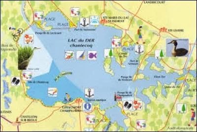 Le Lac du Der-Chantecoq est à cheval sur deux départements. Lesquels ?