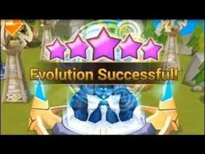 Lorsque que vous faites évoluer un monstre, les niveaux de vos monstres augmentent de :