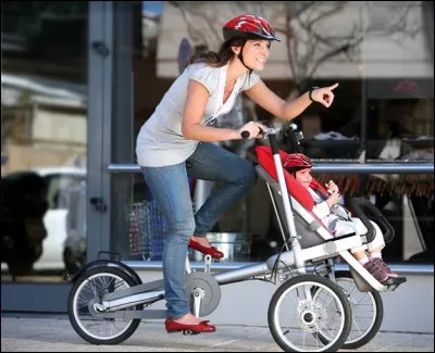 C'est bien d'avoir bébé avec soi tout le temps. Mais là, on peut quand même penser que... ?