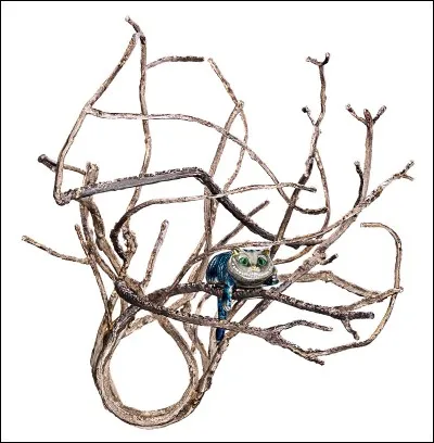 Ce très joli bijoux, original mais attention à vos bas, représente un univers bien connu. Lequel ?