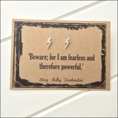 De petits éclairs de foudre pour ces boucles d'oreilles qui rappellent le héros de cette histoire...