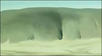 Il s'agit d'une peinture de Georgia O'Keefe, qui fait penser à une série de grande qualité...