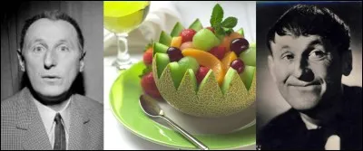 C'est un acteur burlesque et aussi un acteur dramatique. C'est aussi un chanteur qui nous offert cette chanson très fraîche ! Quelle est cette chanson ?

Pendus dans la paillote au bord de l'eau
Y a des ananas, y a des noix de coco
J'en ai déjà goûté, je n'en veux plus
Le fruit de ta bouche serait le bienvenu

Je plongerai tout nu dans l'océan
Pour te ramener des poissons d'argent
Avec des coquillages lumineux
Oui mais en échange tu sais ce que je veux