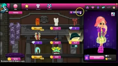 Chaque semaine, il y a des nouveaux thèmes dans la boutique.