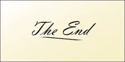 Que ce passe-t-il à la fin du jeu ?