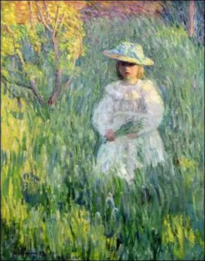 Qui a peint "Fillette dans une prairie" ?