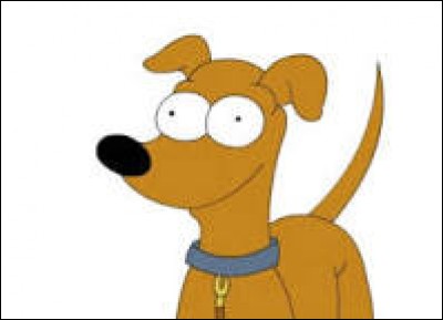 Comment s'appelle le chien de la famille Simpson?