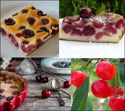 Gastronomie : 
C'est un dessert originaire du Limousin. Dans cette région, il s'appelle « milliard » ou « millard ». Utilisez celles de Montmorency pour le préparer, elles sont réputées pour ce dessert. Pour l'accompagner, On peut servir ce dessert avec un vin rosé doux.
Quel est ce dessert ?