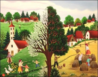 A la campagne, quelle est, en général, l'époque de la fenaison ?