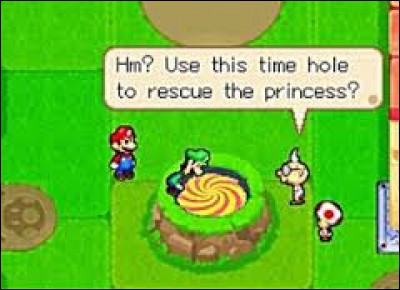 Comment s'appelle le moyen d'accès permettant à Mario de se rendre dans le passé ?
