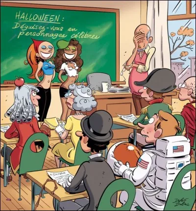 Si tu pouvais te déguiser en quelqu'un dans les Nombrils, ce serait...