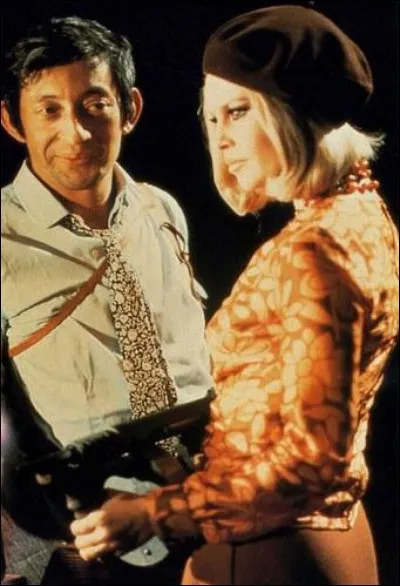 Brigitte Bardot, ici avec Serge Gainsbourg, est déguisée en héroïne de chanson, laquelle ?