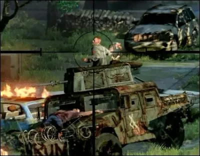 De quelle manière le véhicule blindé des chasseurs est-il détruit ?