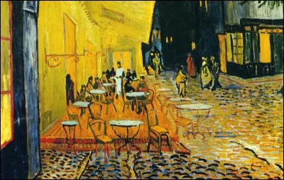 Nous entrons en territoire connu. Les amateurs d'art auront immédiatement nommée la ville dont on voit ici un célèbre café.