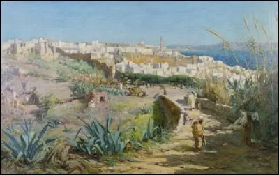 Quelle ville est ici peinte par l'artiste écossais, Arthur Melville ?