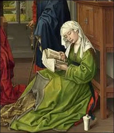 "Marie-Madeleine lisant" est l'un des trois fragments connus d'un important retable peint par un artiste de mouvement primitif flamand réalisé entre 1435 et 1438. Exposé depuis 1860 à la National Gallery de Londres, qui a peint ce chef-d'oeuvre ?