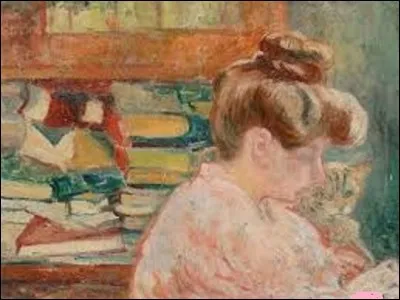 Quel peintre fauviste a peint ce tableau intitulé "Femme au chat et aux livres", en 1905 ?