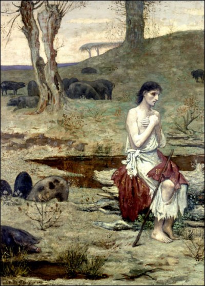 "Le fils prodigue" (1879)Symboliste, marqu&eacute; par Chass&eacute;riau, ce peintre apporte un &eacute;l&eacute;ment novateur au genre all&eacute;gorique, dont il devient le plus illustre repr&eacute;sentant vers la fin du XIXe si&egrave;cle. Il influence toute une g&eacute;n&eacute;ration de peintres comme les id&eacute;alistes et les nabis. Quel est son nom ?