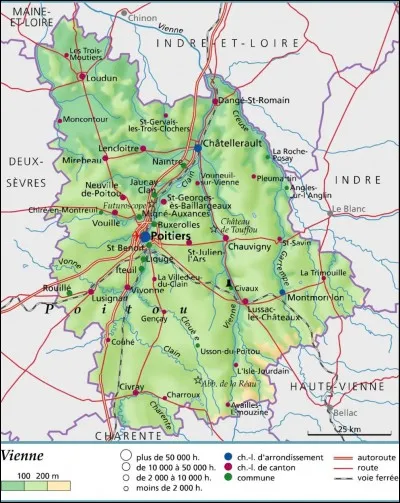 VIENNE - Quel est le code de ce département du centre-ouest de la France ?