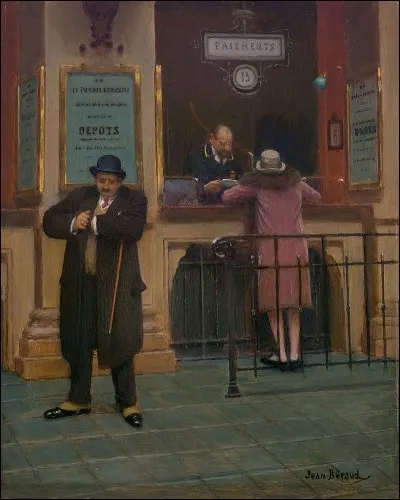 Cette TANTE, ici peinte par Jean Béraud, reçoit une foultitude d'objets divers, qu'elle conserve en attendant des jours meilleurs. On la connaît sous un autre nom, lequel ?