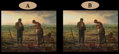 Parmi, ces deux tableaux, quel est le vrai ?