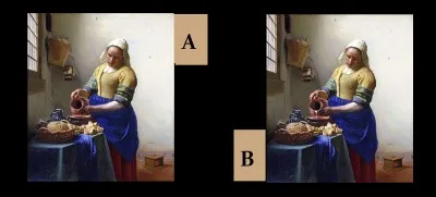 Parmi, ces deux tableaux, quel est le vrai ?