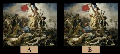 Parmi, ces deux tableaux, quel est le faux ?