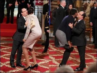 La prochaine fois (il n'y en aura pas), mets des talonnettes, fais comme Sarko !

Petit problème logique : 
Sachant que François Fillon fait 5 cm de plus que Hollande et 10 cm de moins que Barack Obama, et que ce dernier a 3 cm de moins que son successeur qui fait 1,88 m, quelle est la taille d'Hollande ?