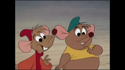 Comment les deux petites souris, qui restent tout le temps avec Cendrillon, s'appellent-elles ?