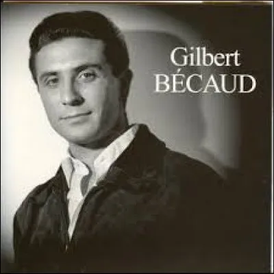 Sur quelle place Gilbert Bécaud suit-il Nathalie ?