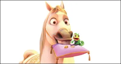 Comment s'appelle le cheval dans Raiponce ?