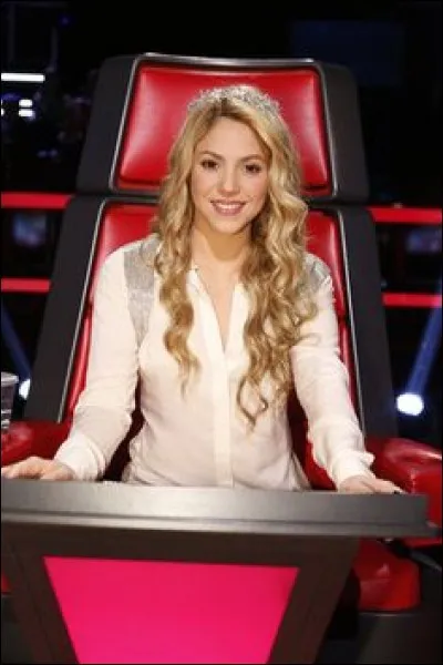 En quelles années Shakira a-t-elle été coach dans l'émission "The Voice", aux Etats-Unis ?