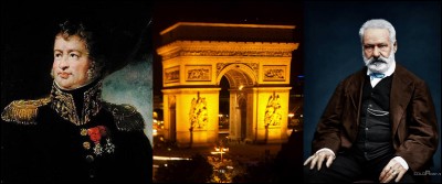 Allons « place Charles-de-Gaulle » et admirons « l'Arc de triomphe » !
Sur les faces intérieures des petites arcades sont gravés les noms des personnalités de la Révolution et de l'Empire. Les noms de ceux qui sont morts au combat sont soulignés.
Quelle erreur peut-on trouver ?