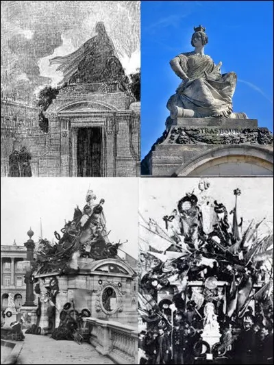 Allons « place de la Concorde » !
Pendant la fin du XIXe siècle et le début du XXe siècle, une des statues de la place de la Concorde porta le symbole du deuil, un crêpe noir. Il y a eu de nombreuses cérémonies. 
Quelle est cette statue et en connaissez-vous la raison ?