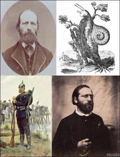 Allons au « 3 rue de Lisbonne » !
Connaissez-vous Johan Allix ? Il fut le maire du VIIIe arrondissement pendant la Commune. Auparavant, il fut candidat malheureux aux législatives de 1848 et de 1869. Hélas, considéré comme un « doux dingue inoffensif », il fut plusieurs fois interné. Ce personnage fut également un féministe et un inventeur.
Parmi ces trois propositions, qu'elle est l'invention dont il N'EST PAS le créateur ?