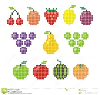 Dans le B de Pac-Man, combien peut-il lancer de fruits ?