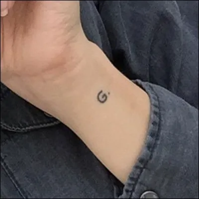 À quelle actrice ce tatouage appartient-il ?