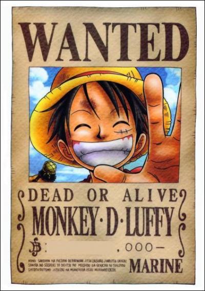 Luffy est mis  prix ?