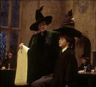 Quelle maison, autre que Gryffondor, le Choixpeau mentionne-t-il quand c'est au tour de Harry d'être placé ?