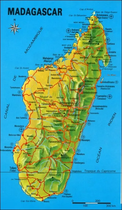 Quel autre nom donne-t-on à l'île de Madagascar ?