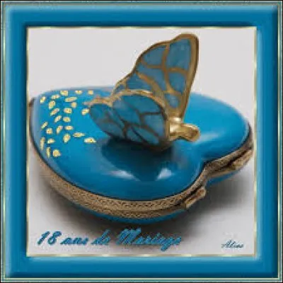 À 18 ans de mariage, ce sont les noces de rubis.