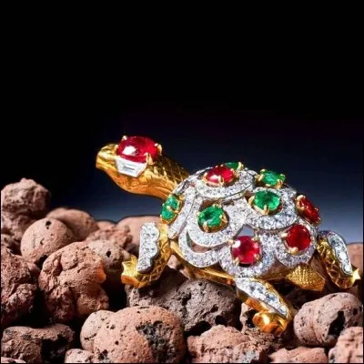 Laquelle de ces pierres est la moins brillante ?