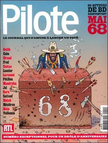 Le magazine qui publie la premire aventure du lieutenant Blueberry  l'origine appel ''Fort Navajo'', s'intitule :