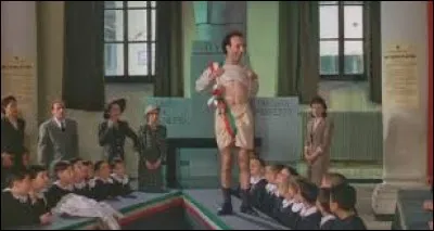 Que dit ce personnage aux enfants ?